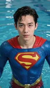 Person In Living Water That Heals