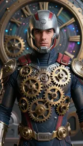 Suit Of Interlocking Gears From A Cosmic Clock