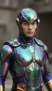 Suit Of Iridescent Beetle Shell