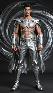 Male Superhero Athletic Male Specimen Shirtless With