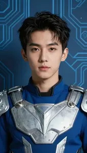 Circuit Blue And Silver Crusader Hero At The Academy