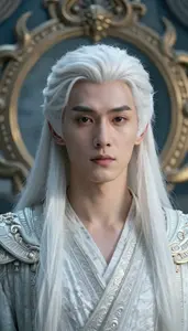 Marble White And Gray Savior Hero On The Hilltop