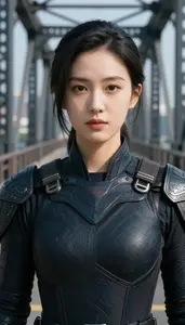 Obsidian Colored Operative Hero On The Bridge