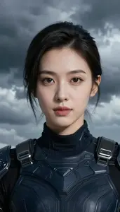 Obsidian Colored Operative Hero In The Storm Cloud
