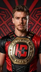 Savage Red And Black Champion Hero At The Academy