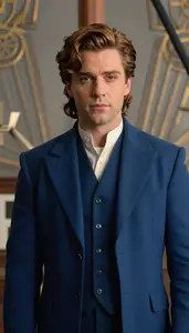 Titanic Blue Suited Defender Hero In The Park