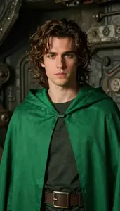 Untamed Green Caped Captain Hero In The Underground Bunker