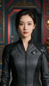 Basalt Black And Gray Specialist Hero In The Corridor