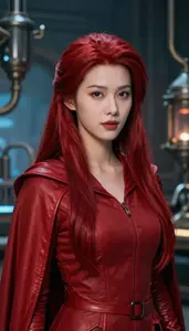Feral Red Caped Guardian Hero In The Laboratory