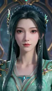 Jade Colored Crusader Hero On The Skyway