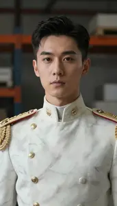 Marble White And Gray Soldier Hero In The Warehouse