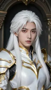 Radiance White And Gold Knight Hero In The Underground