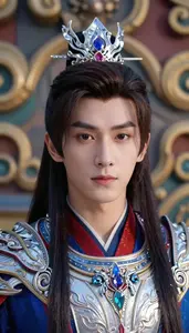 Diamond Colored Lord Hero At The Temple