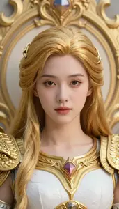 Divine Gold And White Defender Hero At The Historic Monument