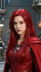 Feral Red Caped Guardian Hero In The Factory
