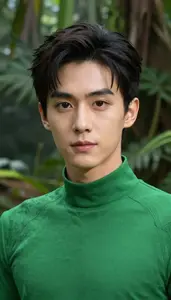 Green Suited Defender Hero In The Jungle