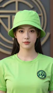 Lime Green Caped Enforcer Hero At The Academy