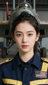 Navy And Gold Fighter Hero At The Industrial Complex