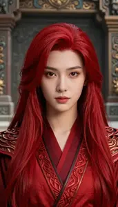 Ruby Colored Prince Hero At The Ancient Ruins