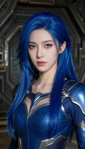 Sapphire Colored Liberator Hero In The Underground Bunker