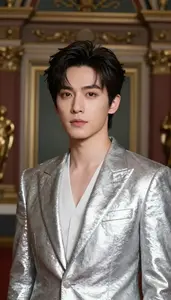 Shining Silver Suited Hero Hero In The Museum