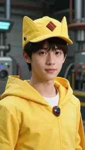 Speedy Yellow Caped Prince Hero In The Factory