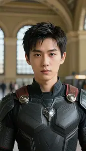 Basalt Black And Gray Protector Hero At The Train Station