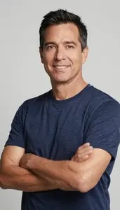 Confident Middle Aged Person Portrait Photo Plain 
