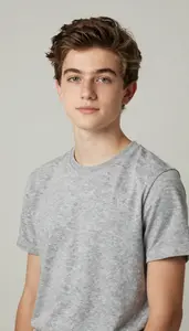 Confident Teenager Soft Light Portrait Natural Expression
