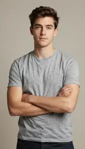 Confident Young Adult Realistic Photo Neutral 