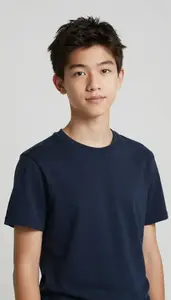 Focused Teenager Professional Portrait Balanced Lighting