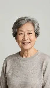 Gentle Elderly Person Clean  Photo Neutral 