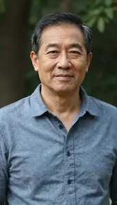Gentle Middle Aged Person Candid Photo Natural Expression