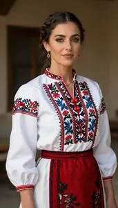 Hungarian Traditional Wedding Dress Face Swap Buy Stock Photo