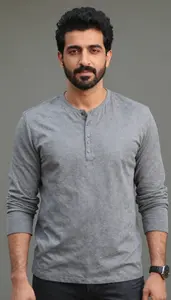 Man In Ash Achkan