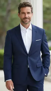 Man In Midnight Blue Suit