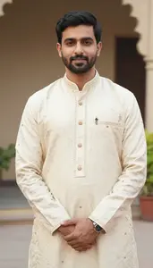 Man In Mushroom Sherwani