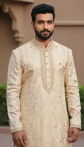 Man In Nickel Sherwani