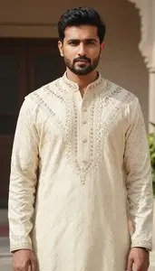 Man In Stone Sherwani