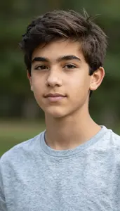 Quiet Teenager Natural Light Photo Realistic Skin Texture