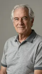 Relaxed Elderly Person Professional Portrait Neutral 