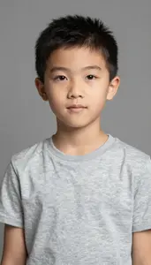 Serene Child Professional Portrait Balanced Lighting