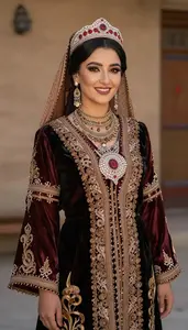 Turkmen Woman In National Costume