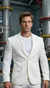 White Suited Colossus Hero At The Power Plant