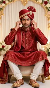 Authentic Indian Traditional Wedding Kurta