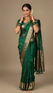 Beautiful East Indian Woman In Formal Saree
