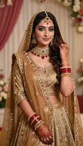Beautiful Indian Woman In Cultural Dress