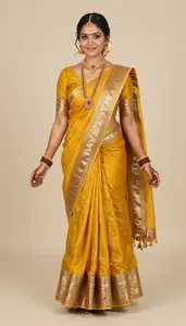 Beautiful Tamil Woman In Traditional Ethnic Wear