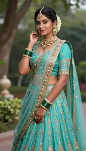 Bengali Woman Lehenga