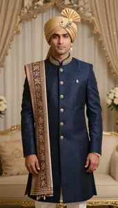 Ceremonial Sherwani Indian Groom